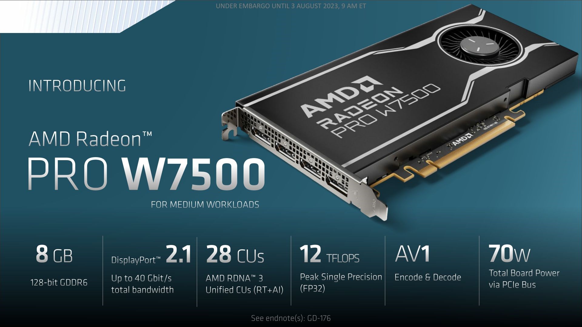 AMD Radeon Pro W7500 