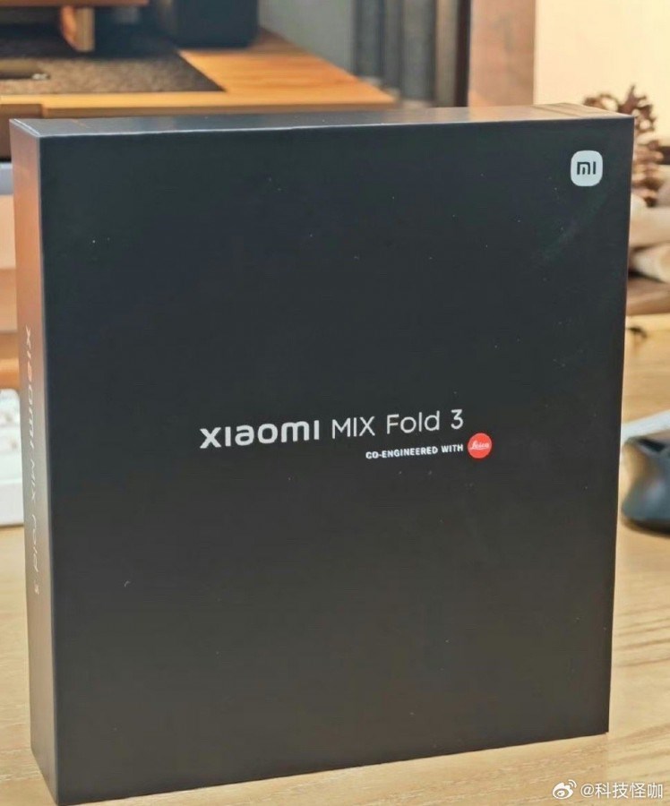 Xiaomi Mix Fold 3'un görüntüsü ve kutusu sızdırıldı
