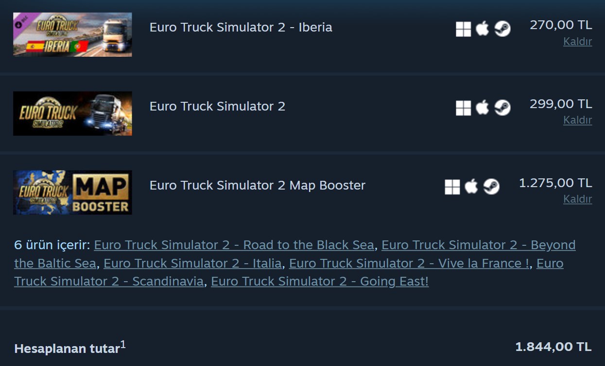 ETS2'ye büyük zam geldi: 299 TL oldu!