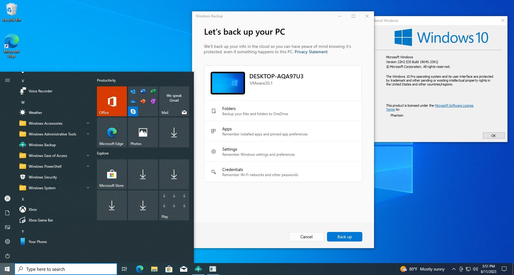 Windows 11 yedekleme uygulaması Windows 10'a geldi