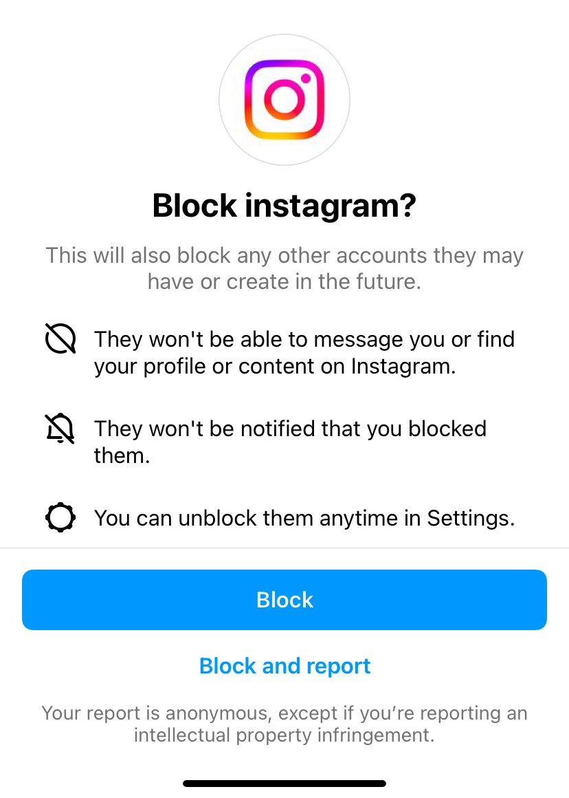 instagram engelleme nasıl yapılır