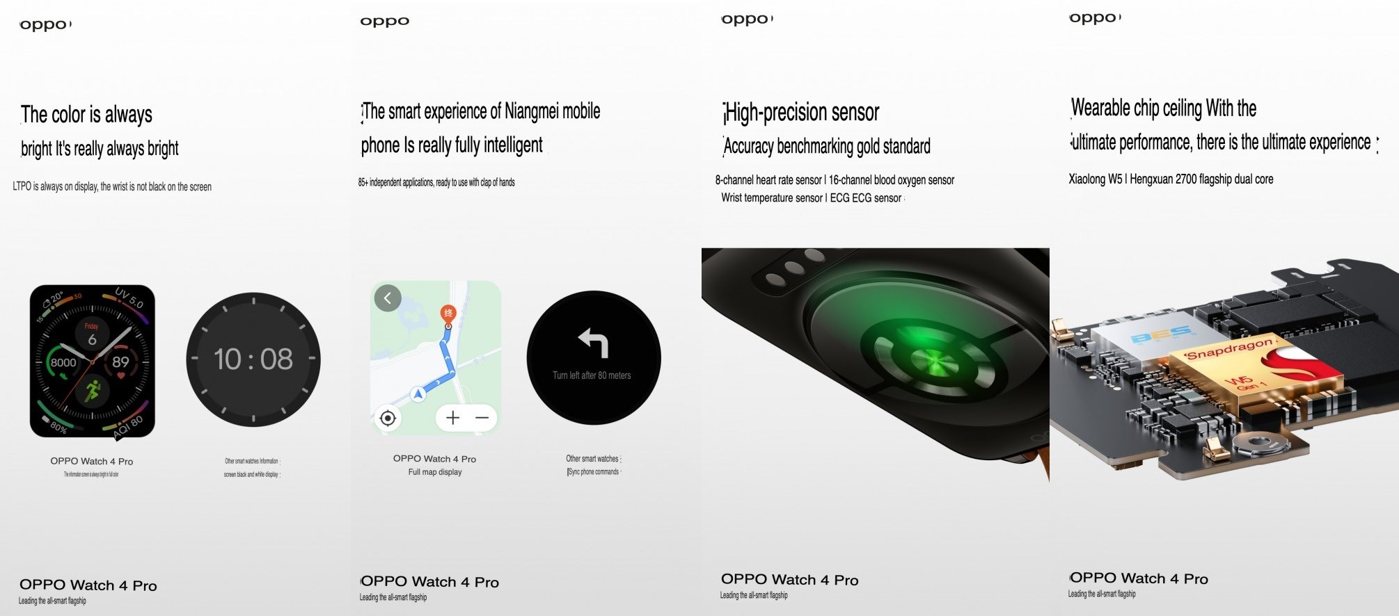 Oppo Watch 4 Pro'nun özellikleri sızdırıldı! Yakında geliyor