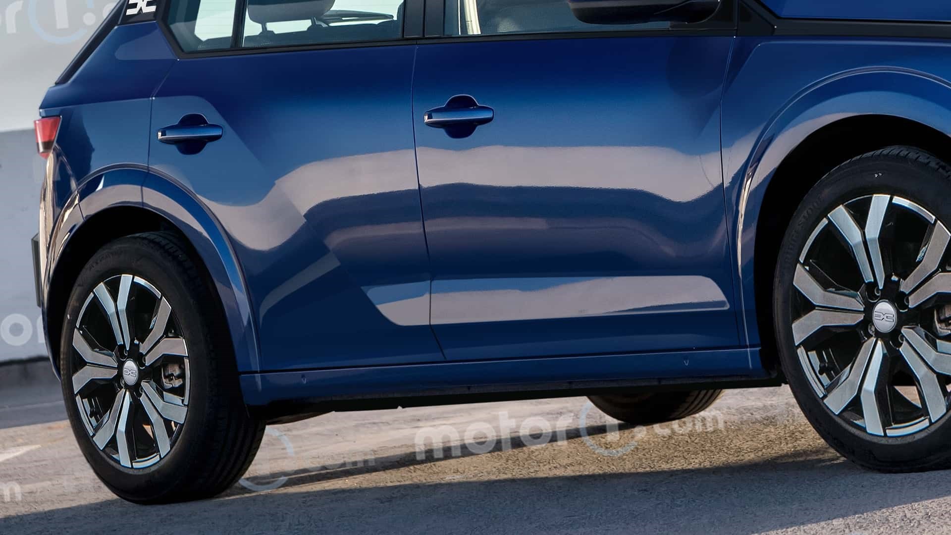 Elektrikli Dacia Sandero'nun render görüntüleri yayınlandı