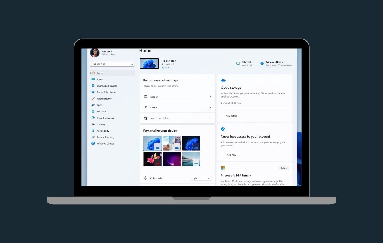 Windows 11, sık kullanılan özellikleri tek bir yerde topluyor