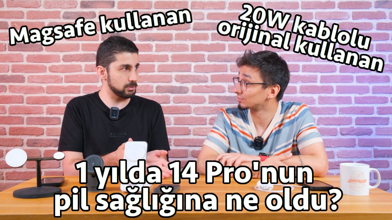 1 yılda 14 Pro'nun pil sağlığı ne oldu? Magsafe VS Kablolu Şarj!