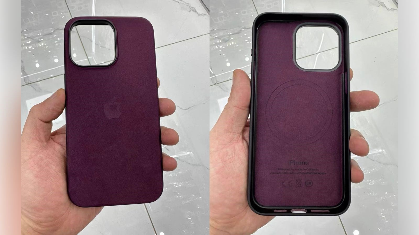 iPhone 15 vegan deri kılıf