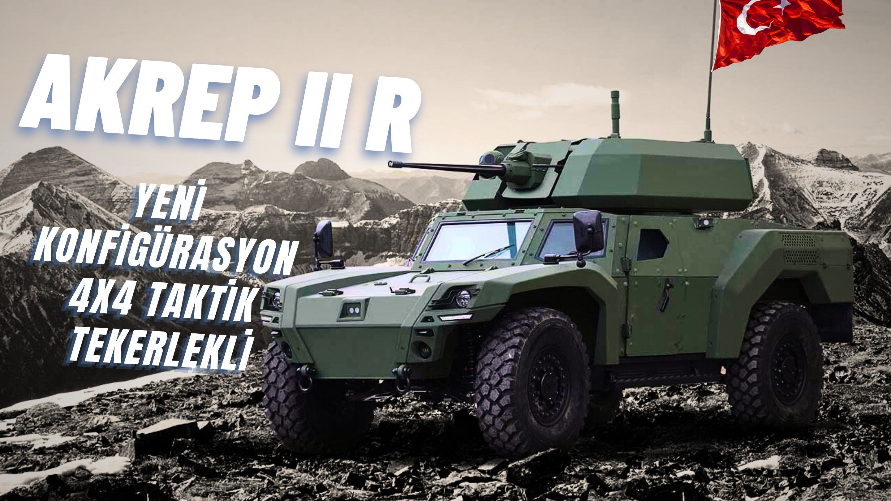 Otokar AKREP II R Keşif ve Gözetleme Aracı görücüye çıktı