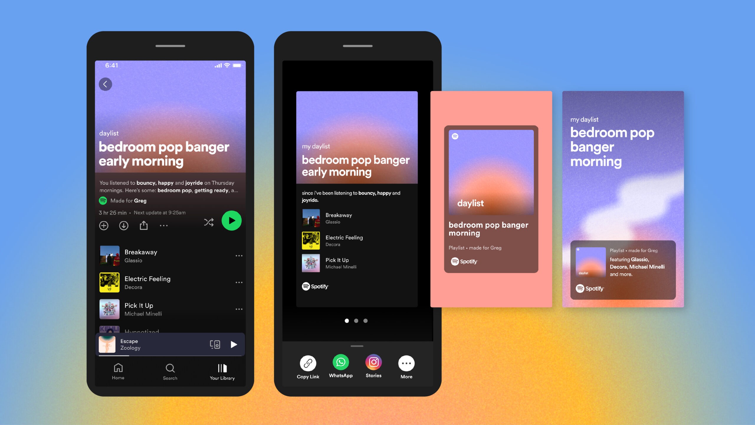 Spotify’a tüm gün güncellenen yeni kişisel çalma listesi geldi