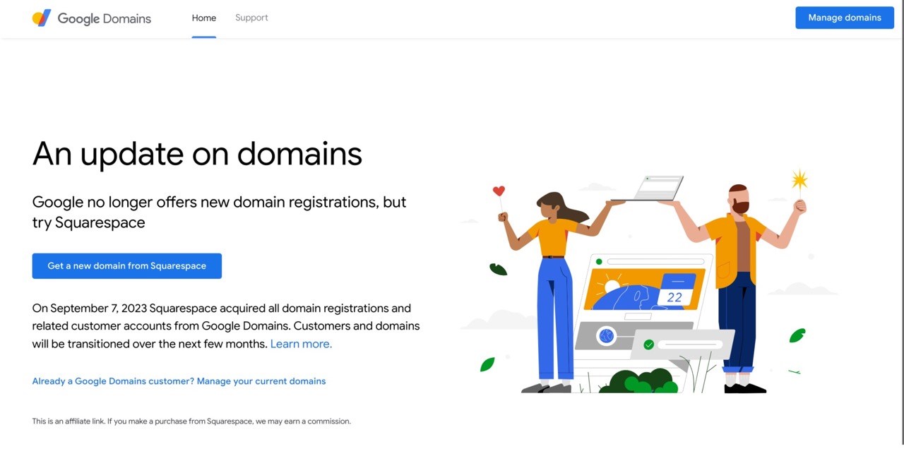 Google Domains üzerinden domain satışına son verildi