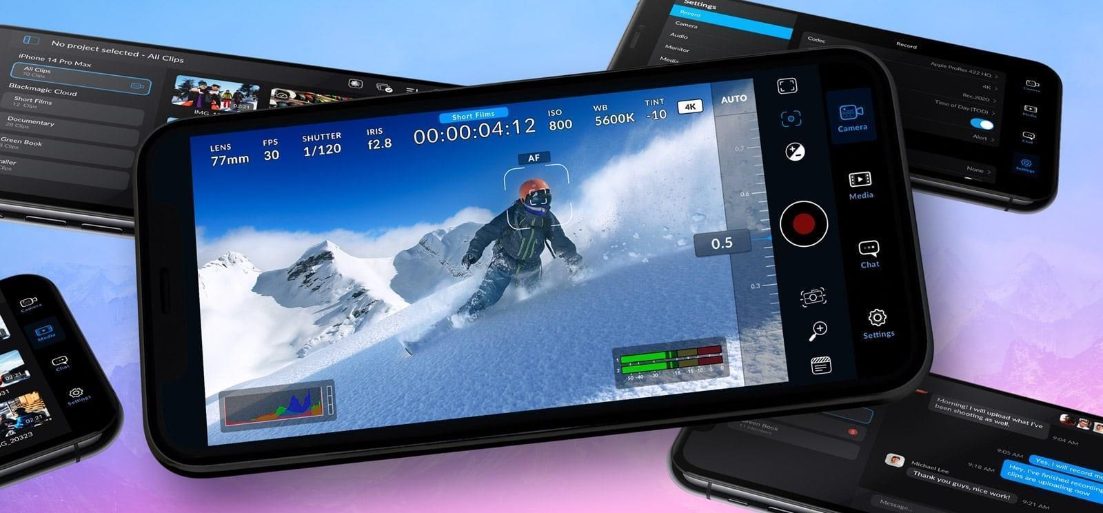 Blackmagic'ten iPhone'lar için ücretsiz kamera uygulaması
