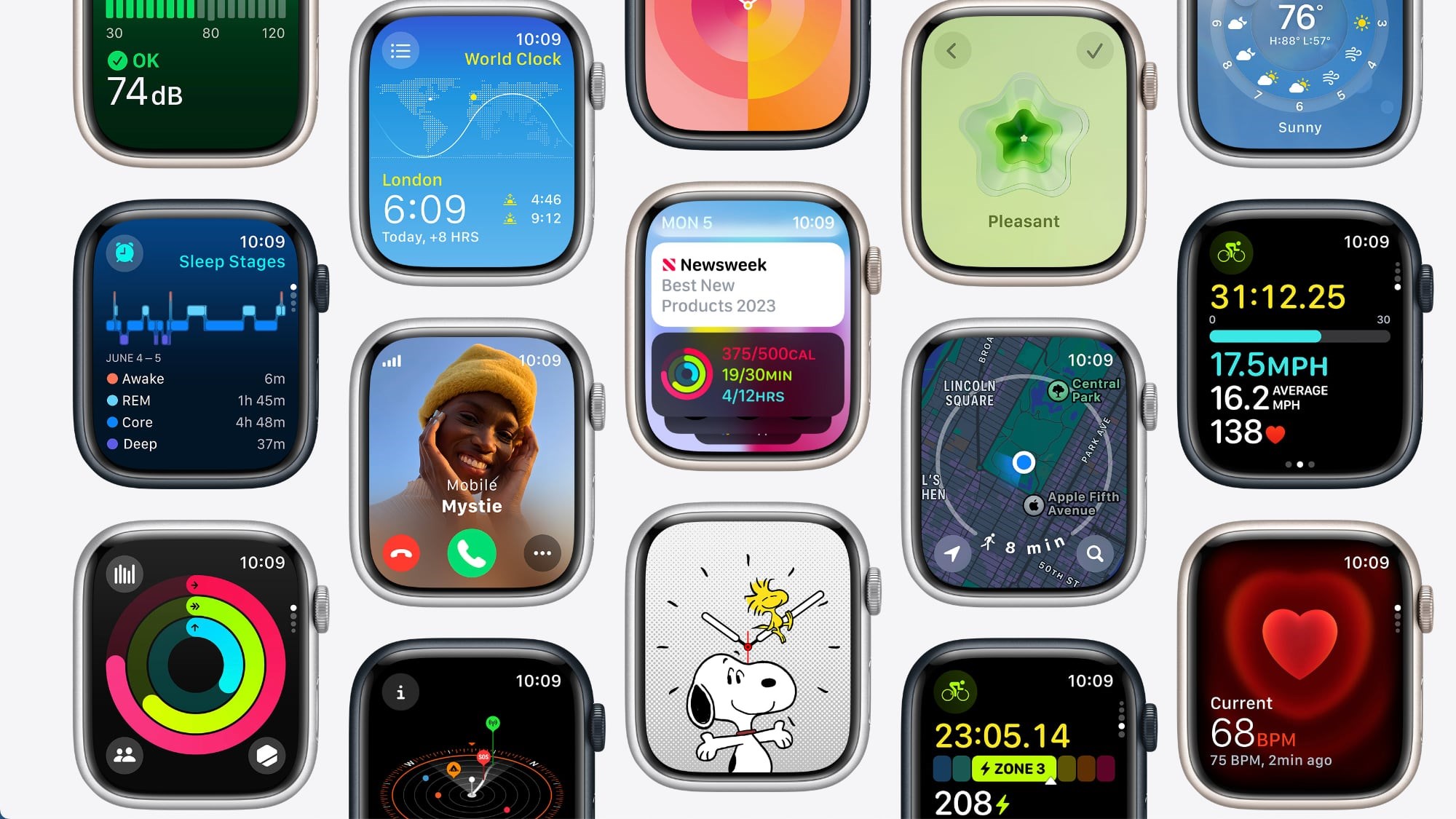 watchos 10 apple watch yenilikler listesi