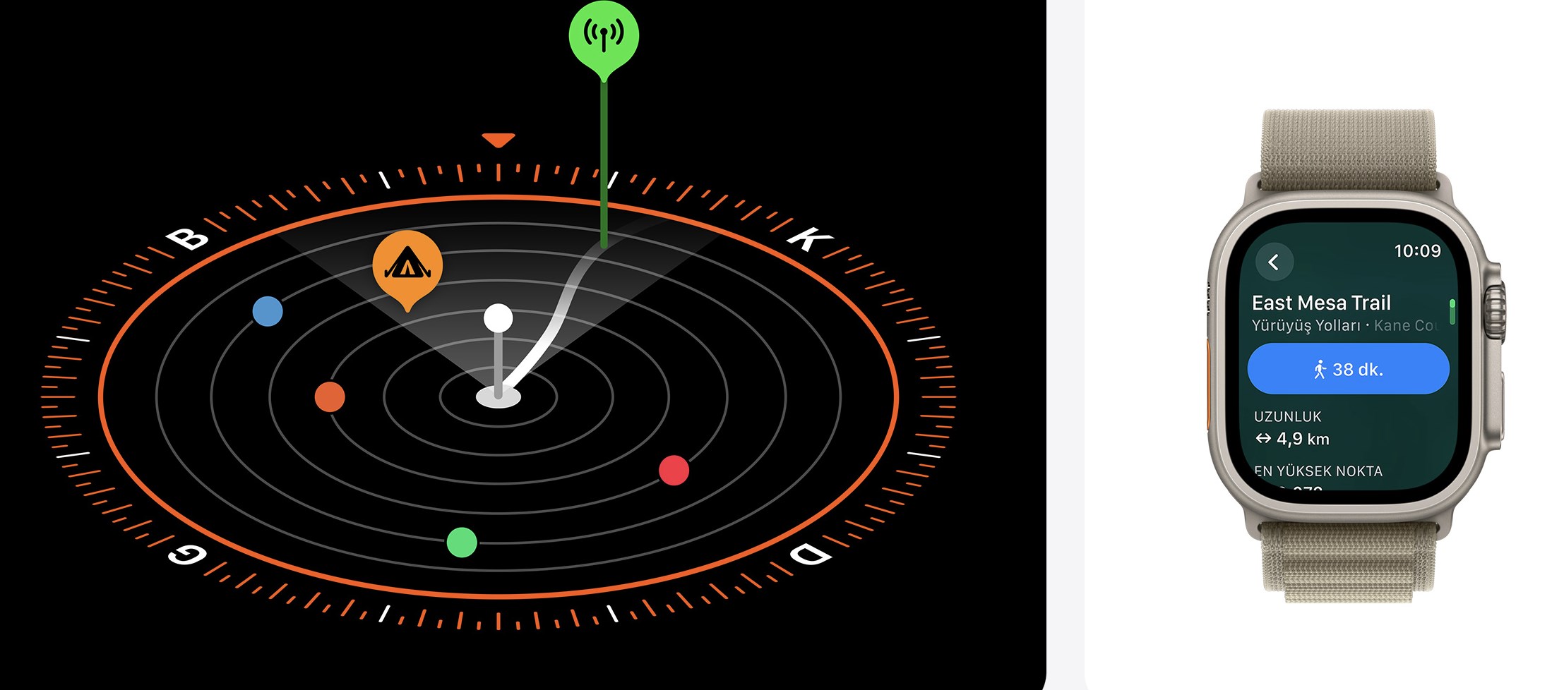 watchos 10 pusula uygulaması