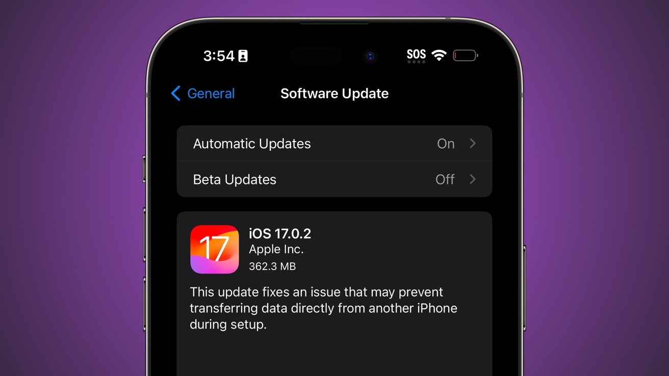 ios 17.0.2 güncellemesi uyumlu iphonelar için yayınlandı