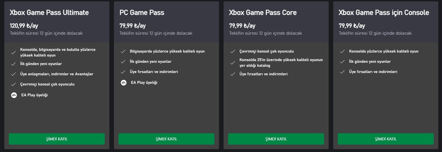 Xbox Game Pass fiyatları Türkiye’de tekrardan zamlanabilir