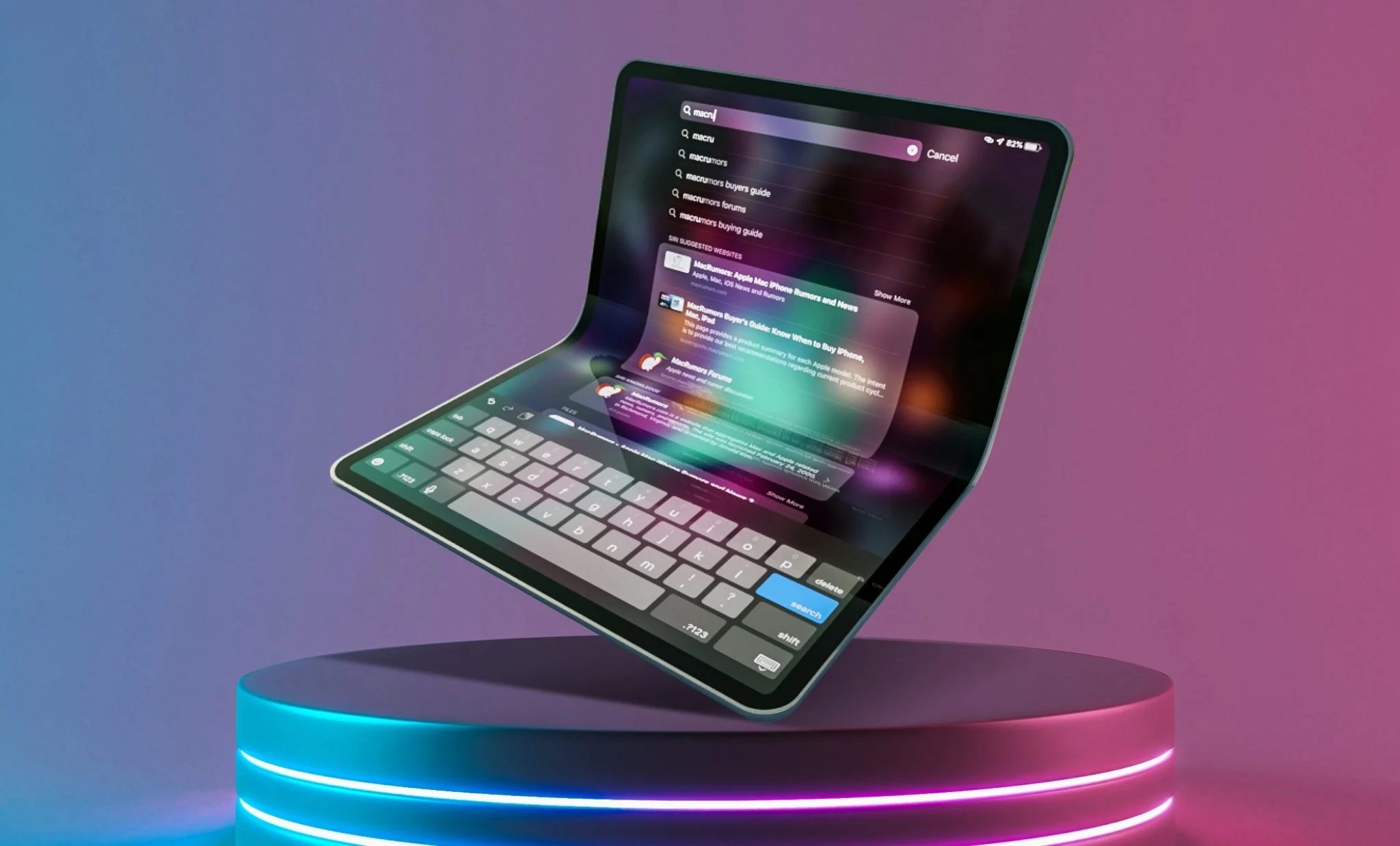 Apple, katlanabilir iPad için vites yükseltiyor