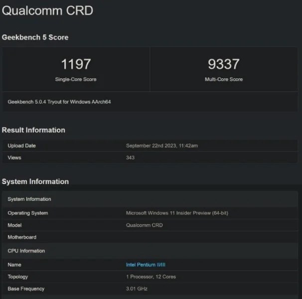 Qualcomm Snapdragon 8cx Gen 4, Apple M2'yi yakalıyor