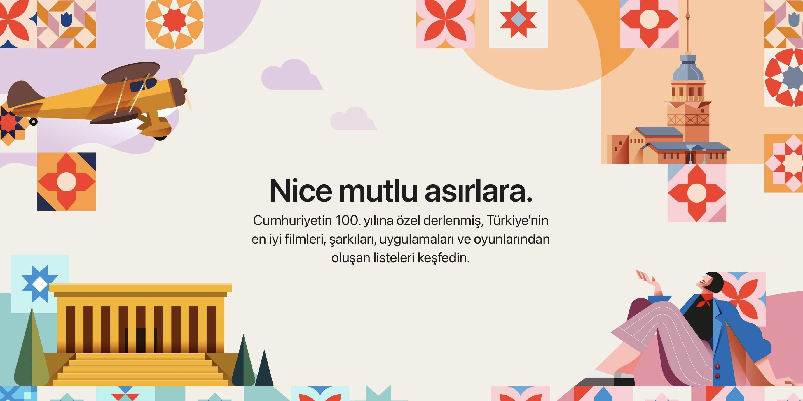 Apple'dan Cumhuriyetin yüzüncü yılına özel kutlama