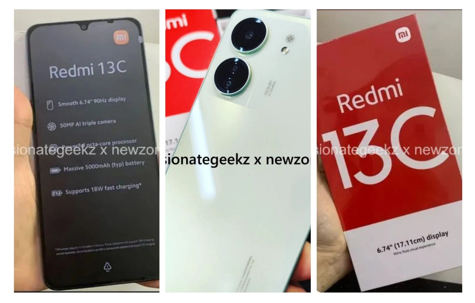 Redmi 13C ilk kez canlı olarak görüntülendi: İşte tasarımı