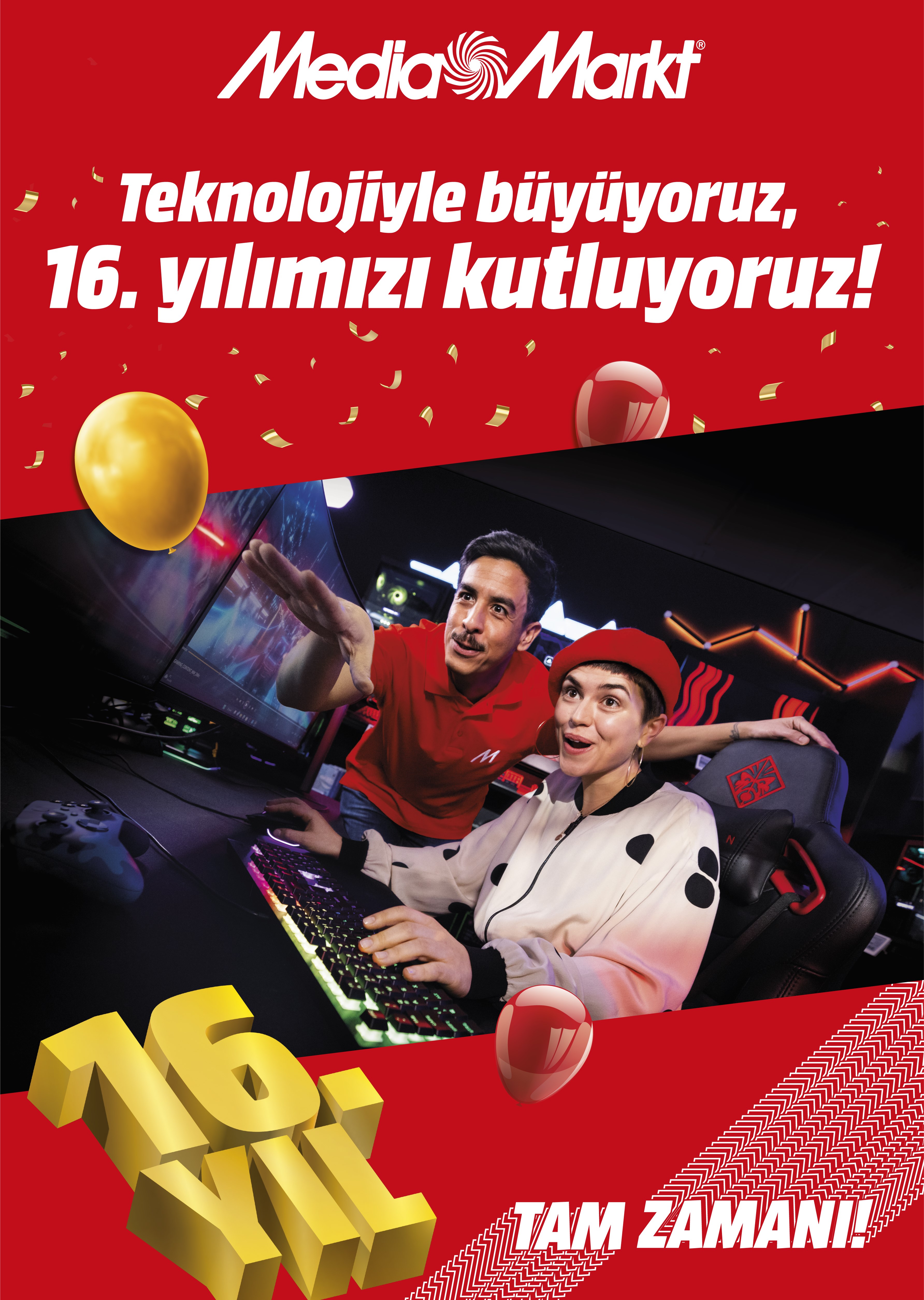 MediaMarkt, 16’ncı yaşını indirimlerle kutluyor