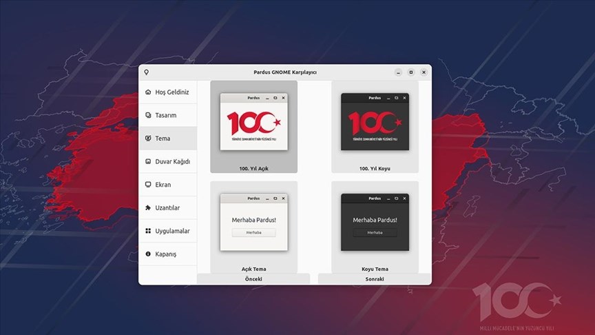 PARDUS'tan Cumhuriyet'in 100.yılına özel sürüm