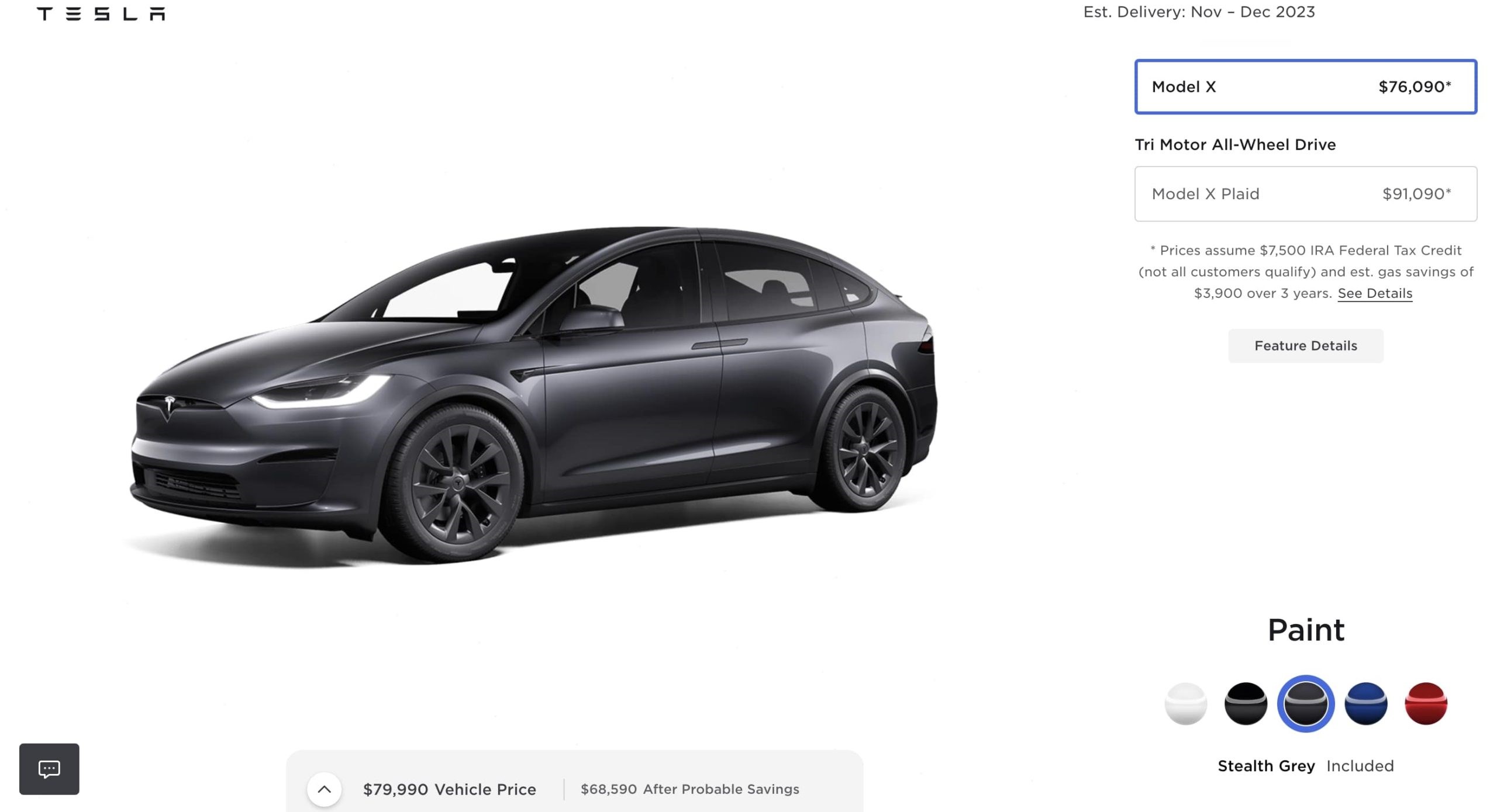 Tesla, Model S ve Model X'e yeni bir renk seçeneği ekledi