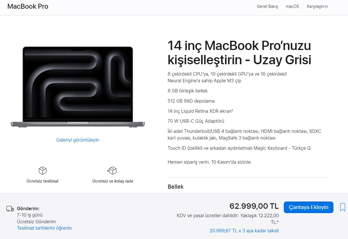 Yeni MacBook Pro ve iMac modellerinin Türkiye fiyatı belli oldu