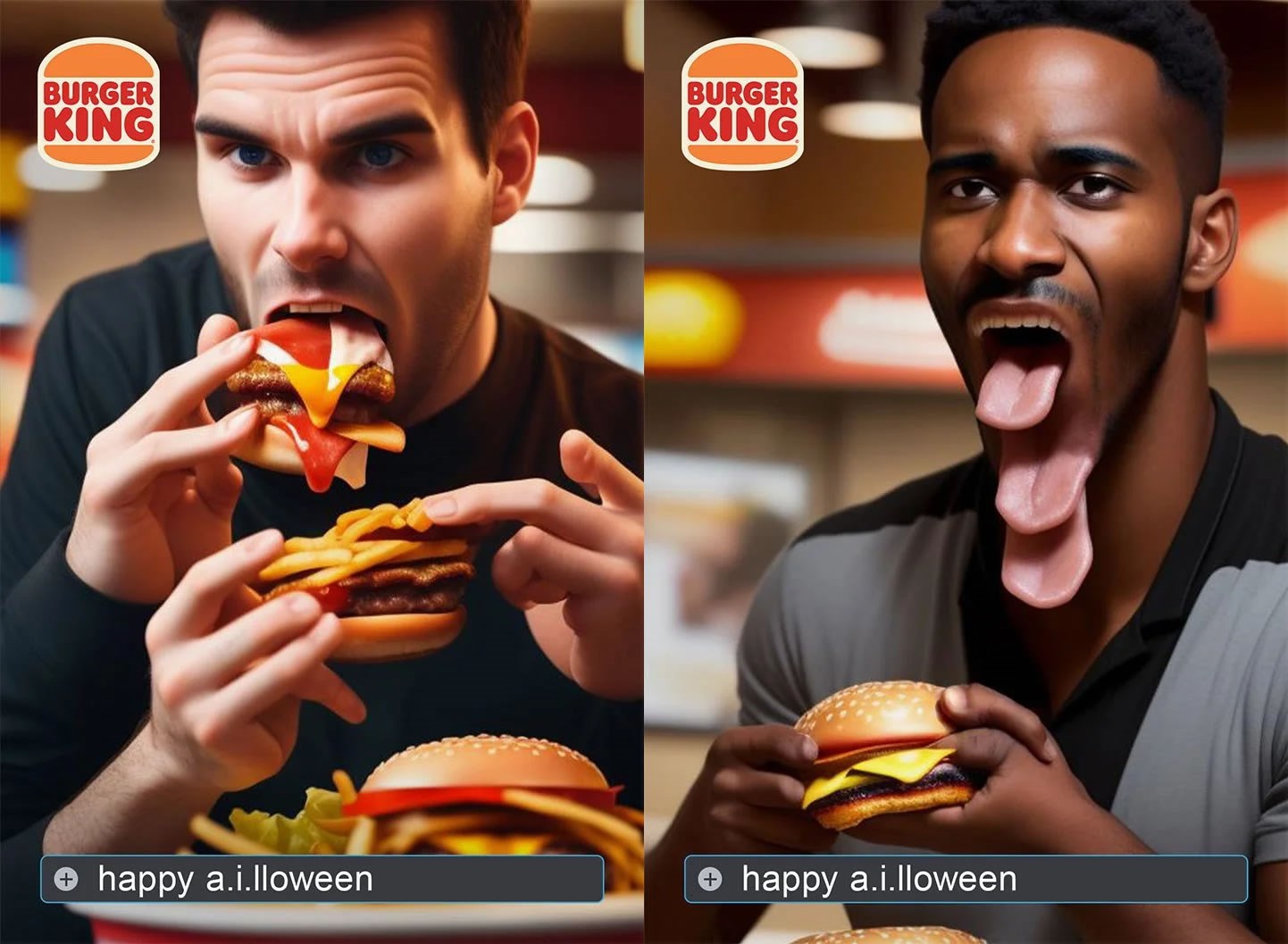 Burger King'ten yapay zeka destekli tüyler ürperten reklam