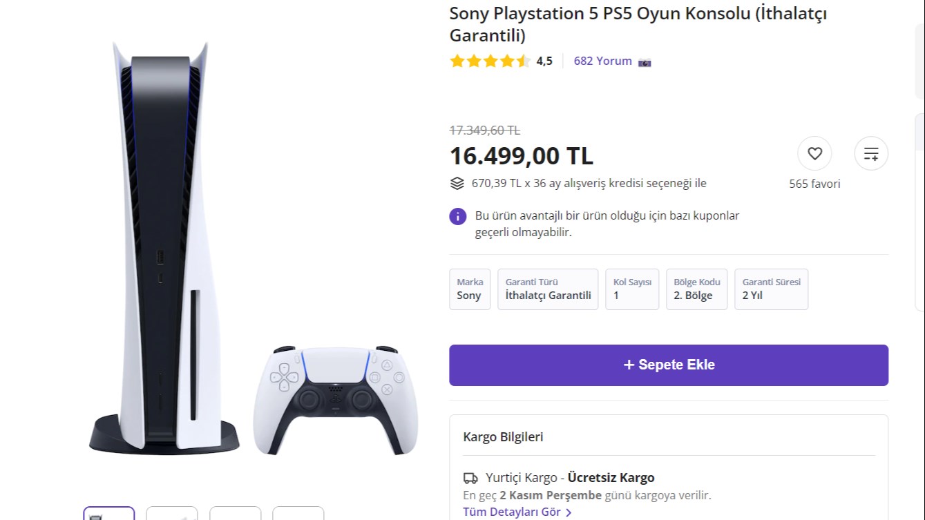 Sony PlayStation 5 indirime girdi: PS5 indirimli fiyatı ne kadar?