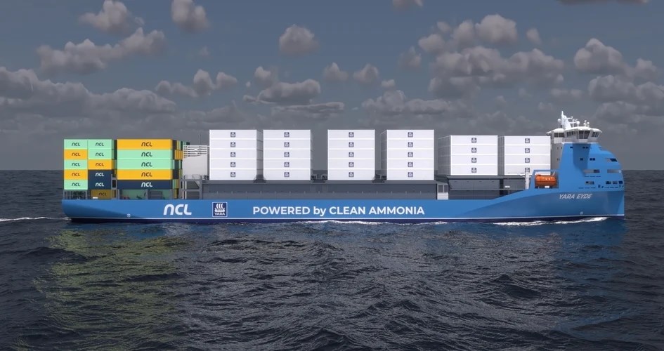 Dünya'nın amonyak yakıtlı ilk konteyner gemisi inşa ediliyor