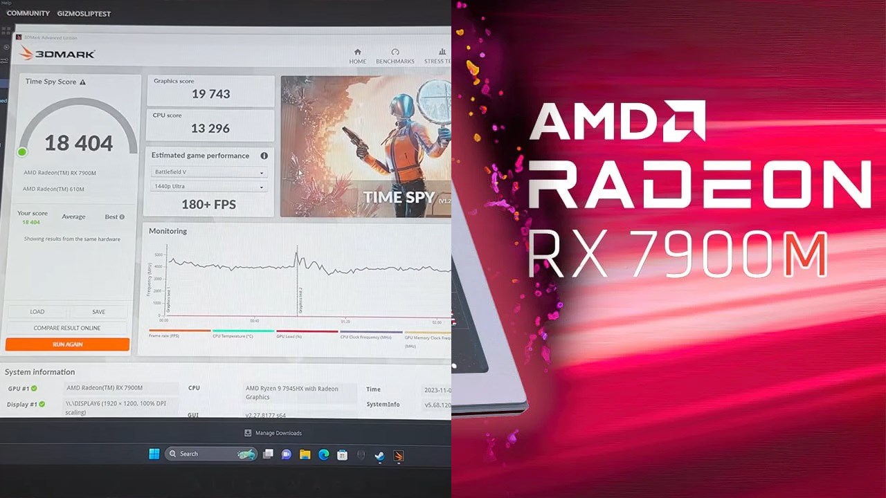 AMD güçlü geliyor! Radeon RX 7900M test edildi