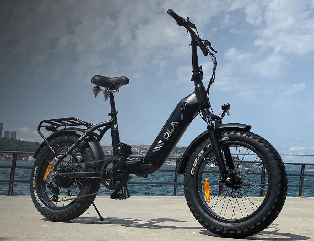 güçlü elektrikli bisiklet OLA Electrofold EFD1
