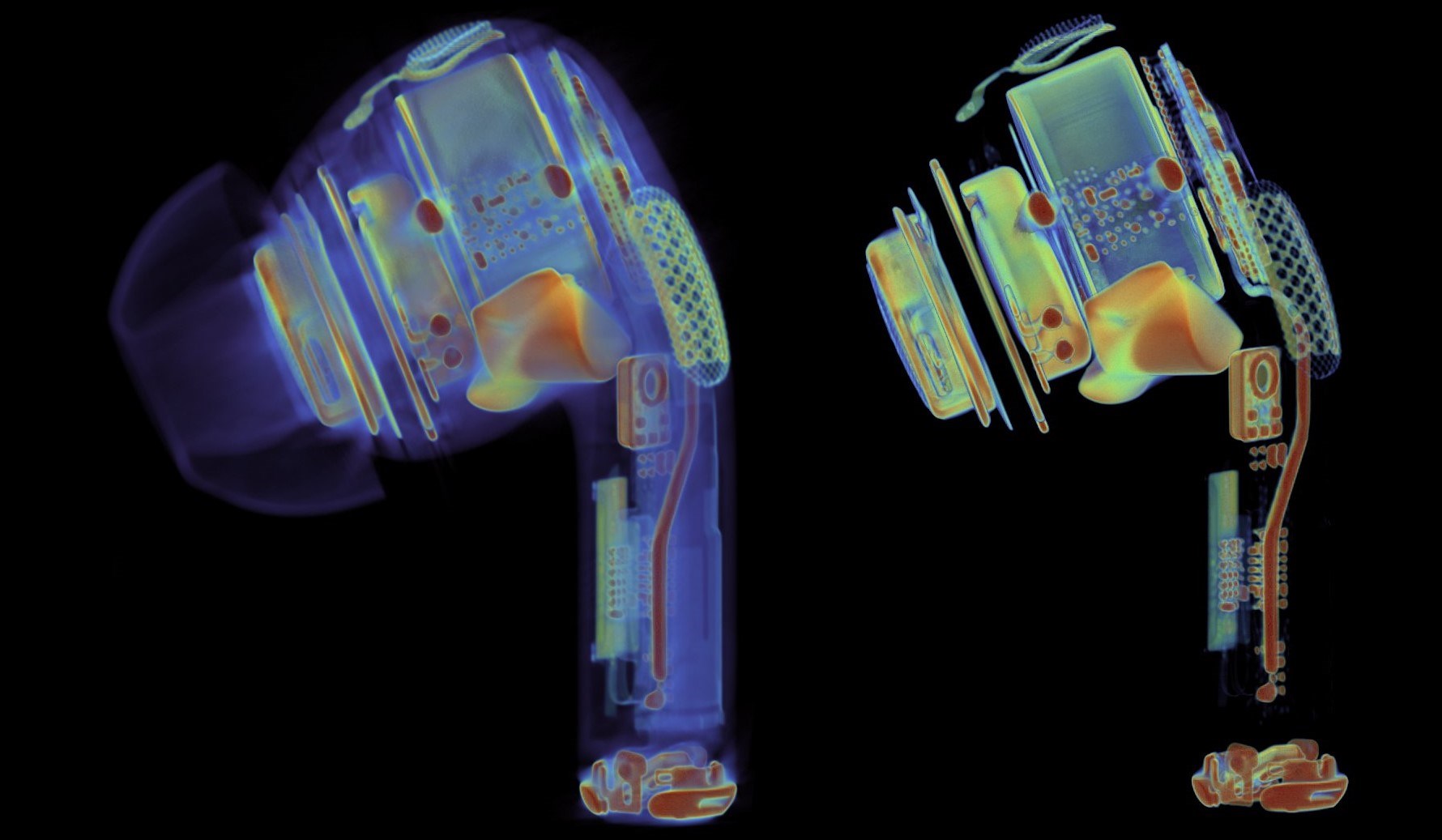 Sahte AirPods ile gerçek AirPods farkı X-Ray ile ortaya çıkarıldı