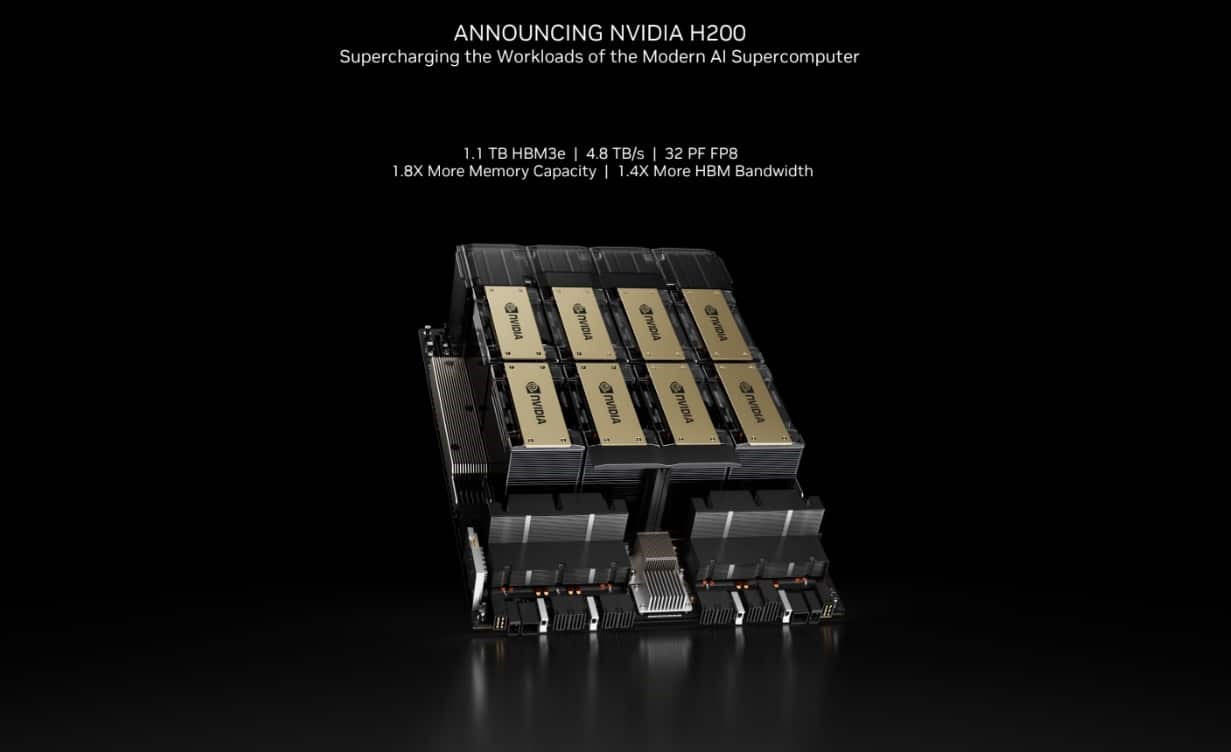 Yeni canavar tanıtıldı: Nvidia H200, yapay zekayı