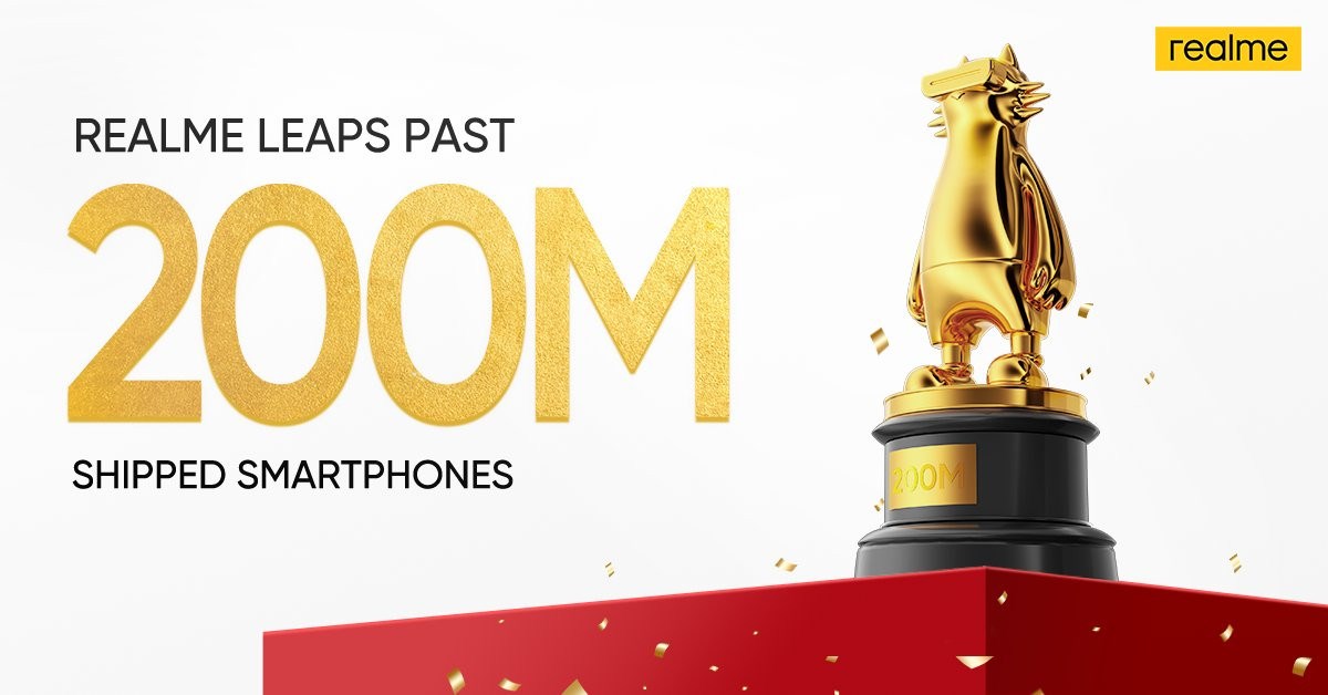 Realme'den yeni rekor: 200 milyonu geride bıraktı!