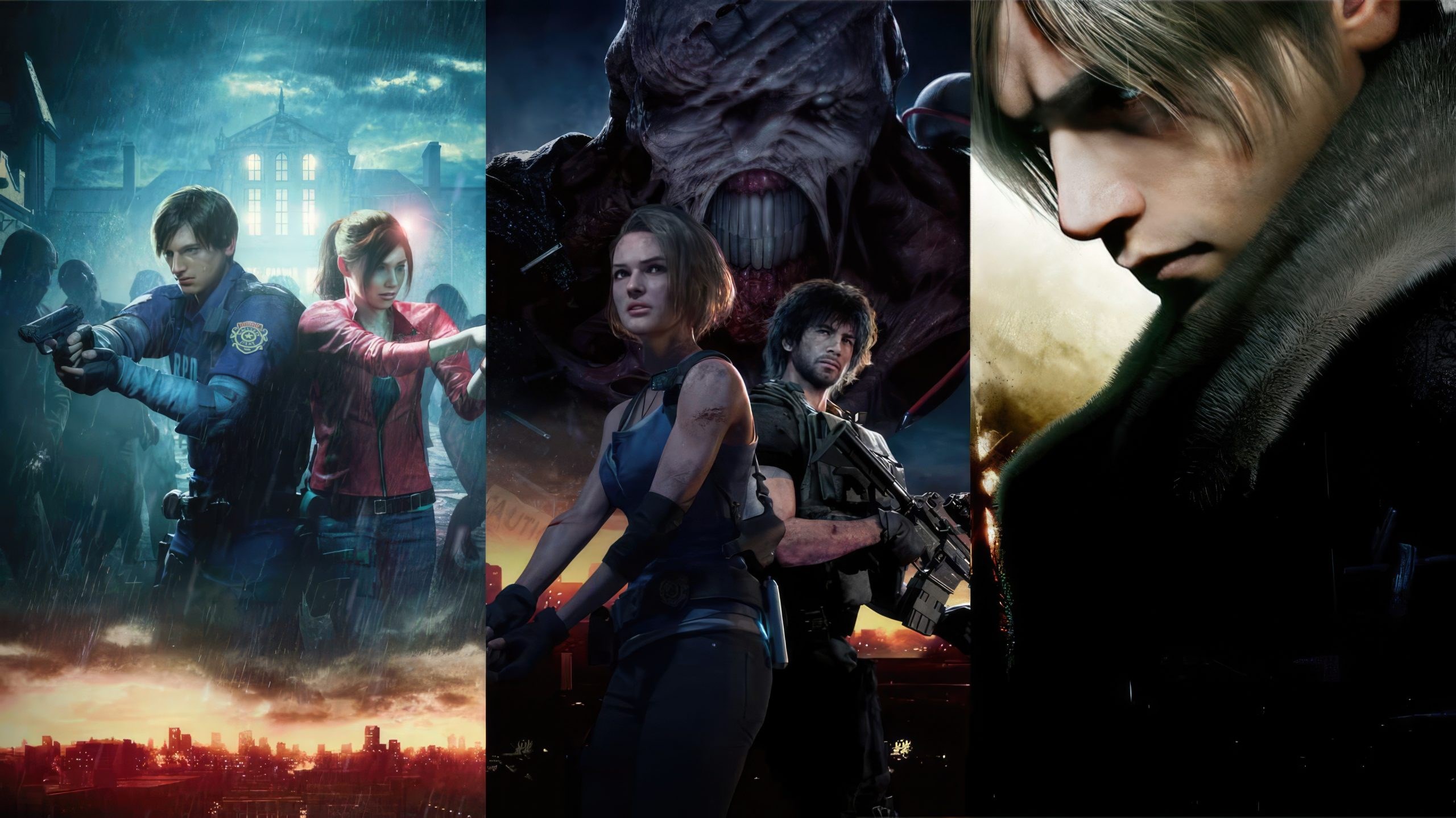 Resident Evil 2, Resident Evil 3 ve Resident Evil 4