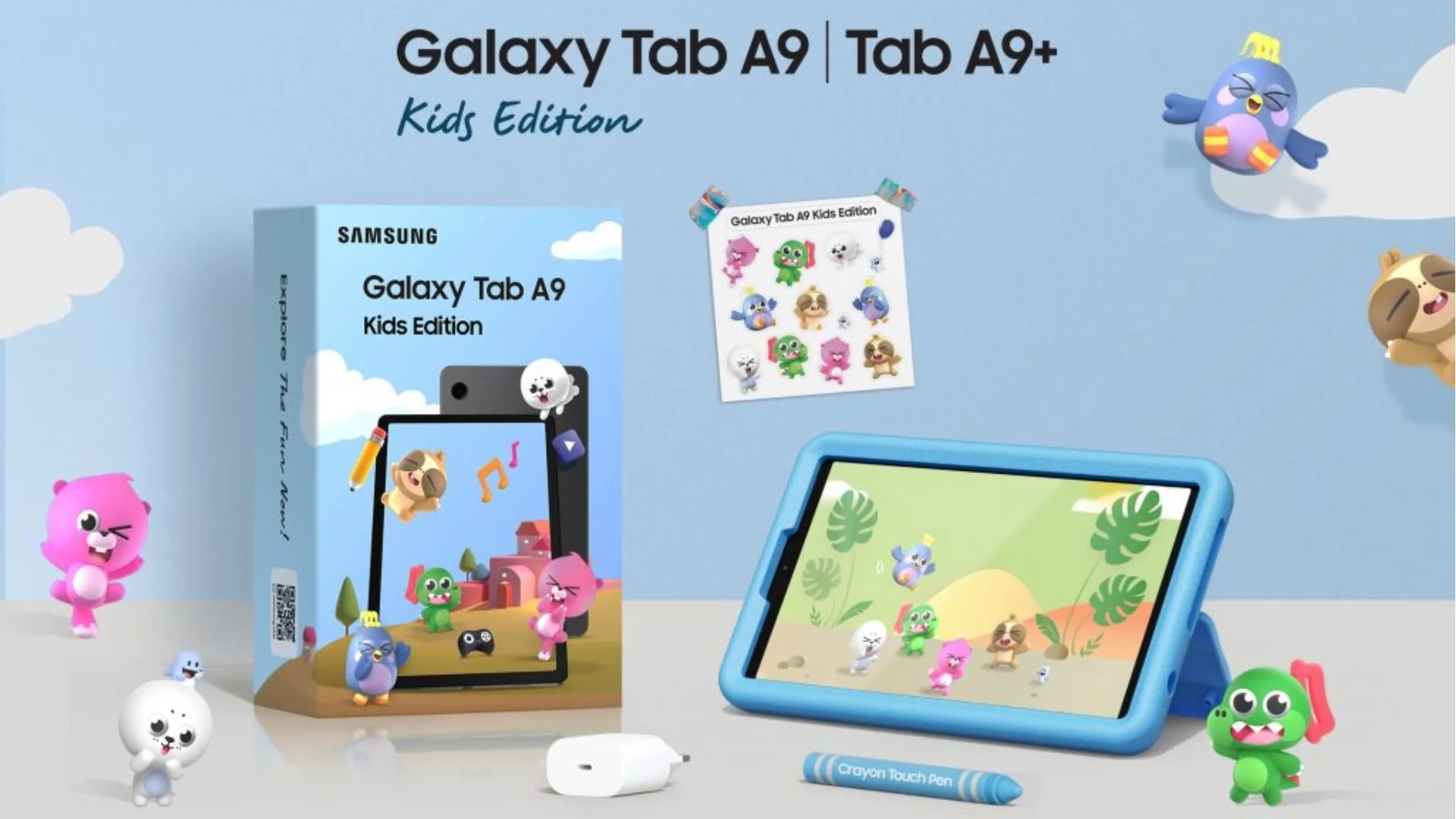 Galaxy Tab A9 Kids Edition ve Galaxy Tab A9+ Kids Edition