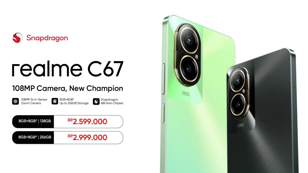 Realme C67 4G tanıtıldı: Dinamik Ada, 108MP kamera!