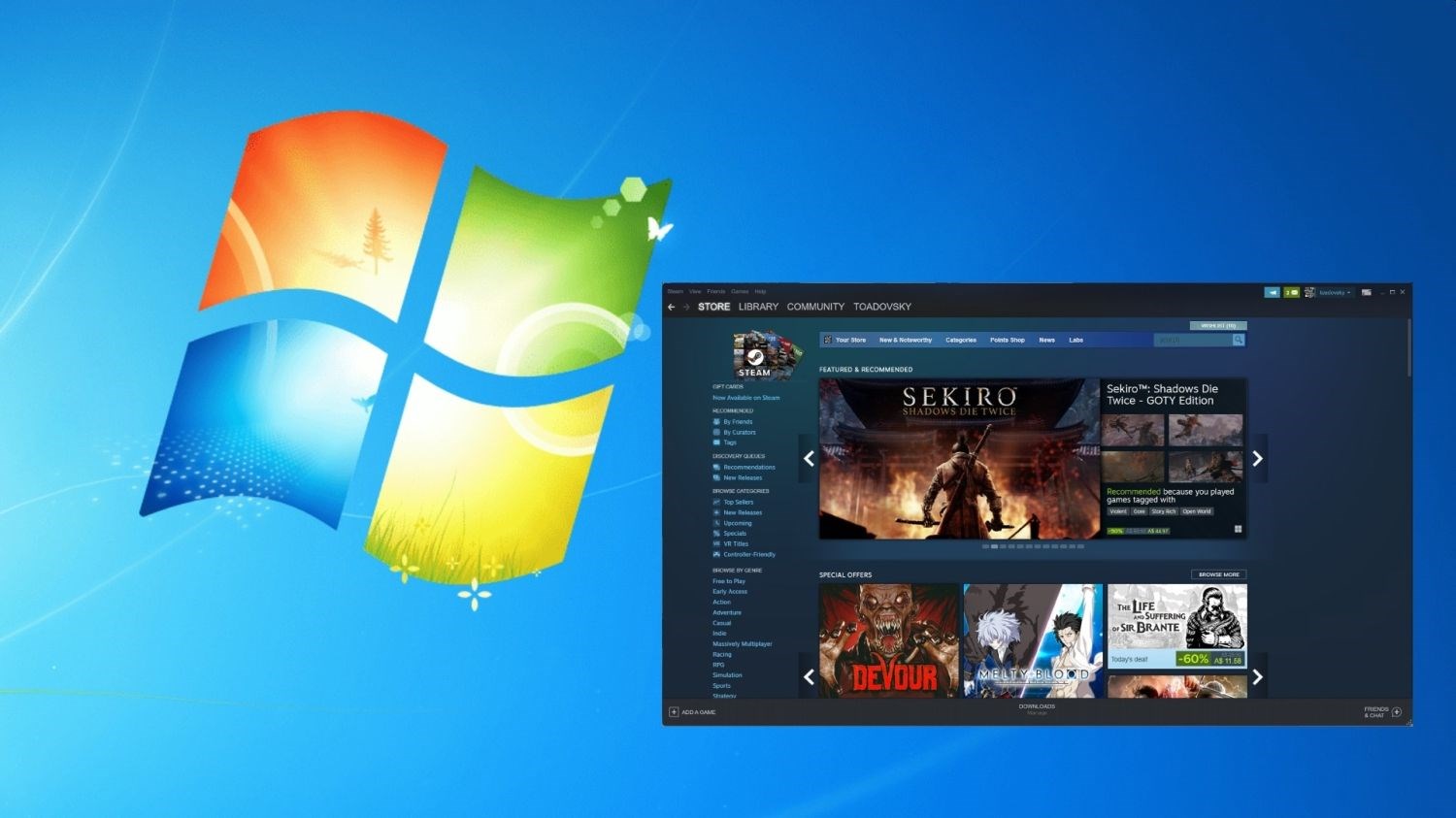 Steam iki hafta içinde Windows 7 ve 8 desteğini sonlandıracak