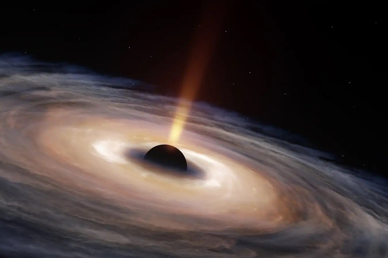 Evrenin en eski kara deliği bulundu: 1.6 milyon Güneş kütlesinde!