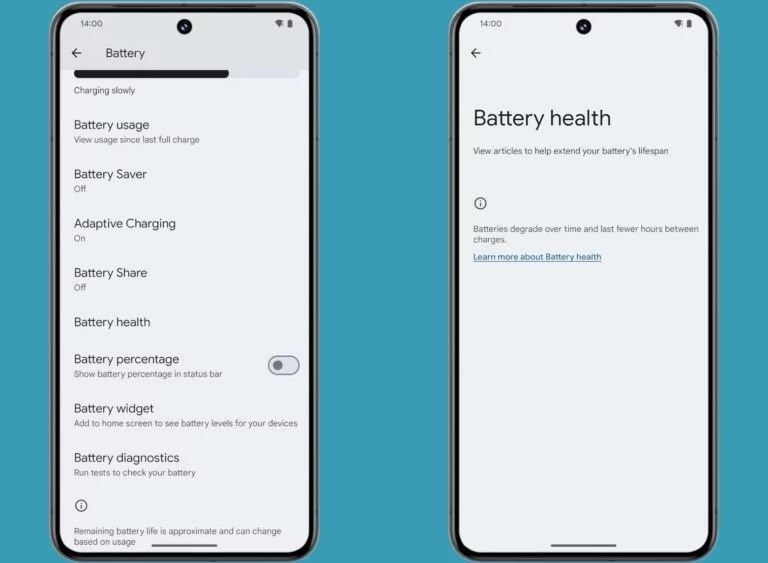 Android telefonlar nihayet batarya sağlığı göstergesine kavuşuyor