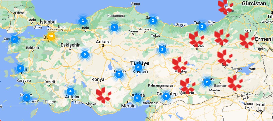 ENYAKIT, Türkiye geneline yüksek hızlı şarj cihazları kuruyor
