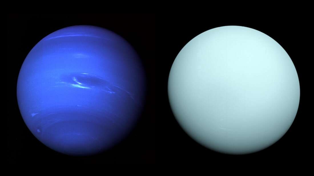 Neptün ve Uranüs'ün renkleri mavi ve yeşil olmadığı ortaya çıktı