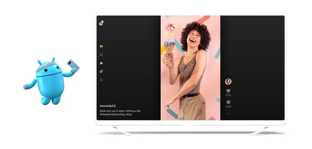 google ces 2024 android yeni özellik tiktok chromecast yansıtma