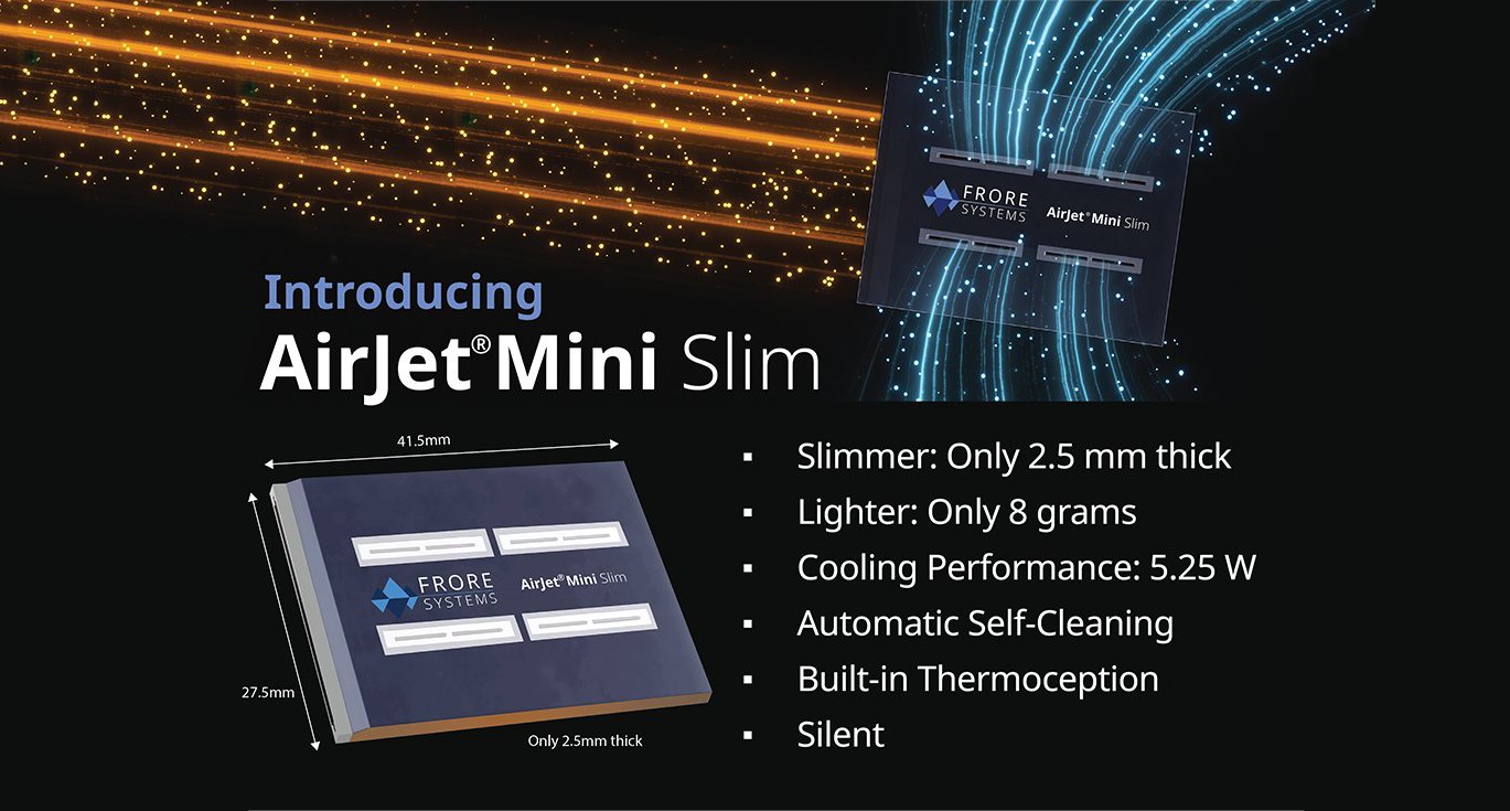 AirJet Mini Slim tanıtıldı: Dizüstü PC'lerde fanlar kalkıyor!