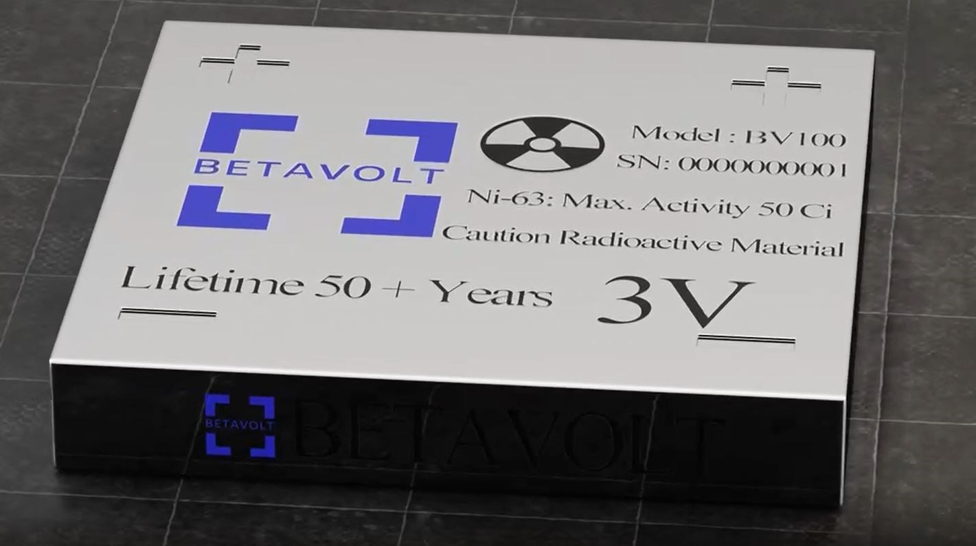 50 yıl ömürlü nükleer batarya geliştirildi: İşte Betavolt BV100