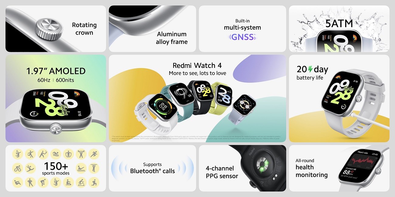 Redmi Watch 4 global pazara geldi: İşte özellikleri ve fiyatı