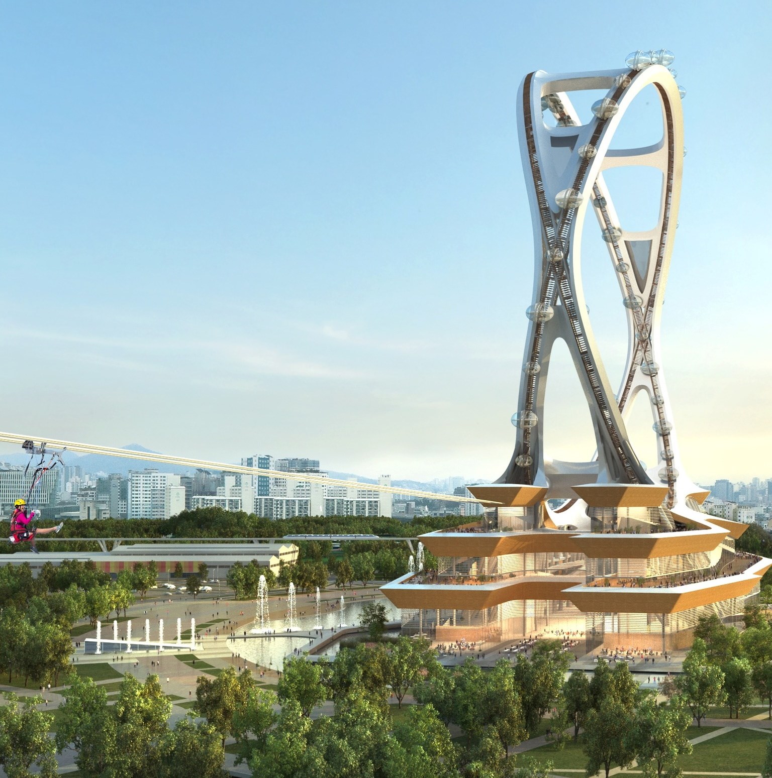 Seul'de, dünyanın en büyük kolsuz dönme dolabı inşa edilecek