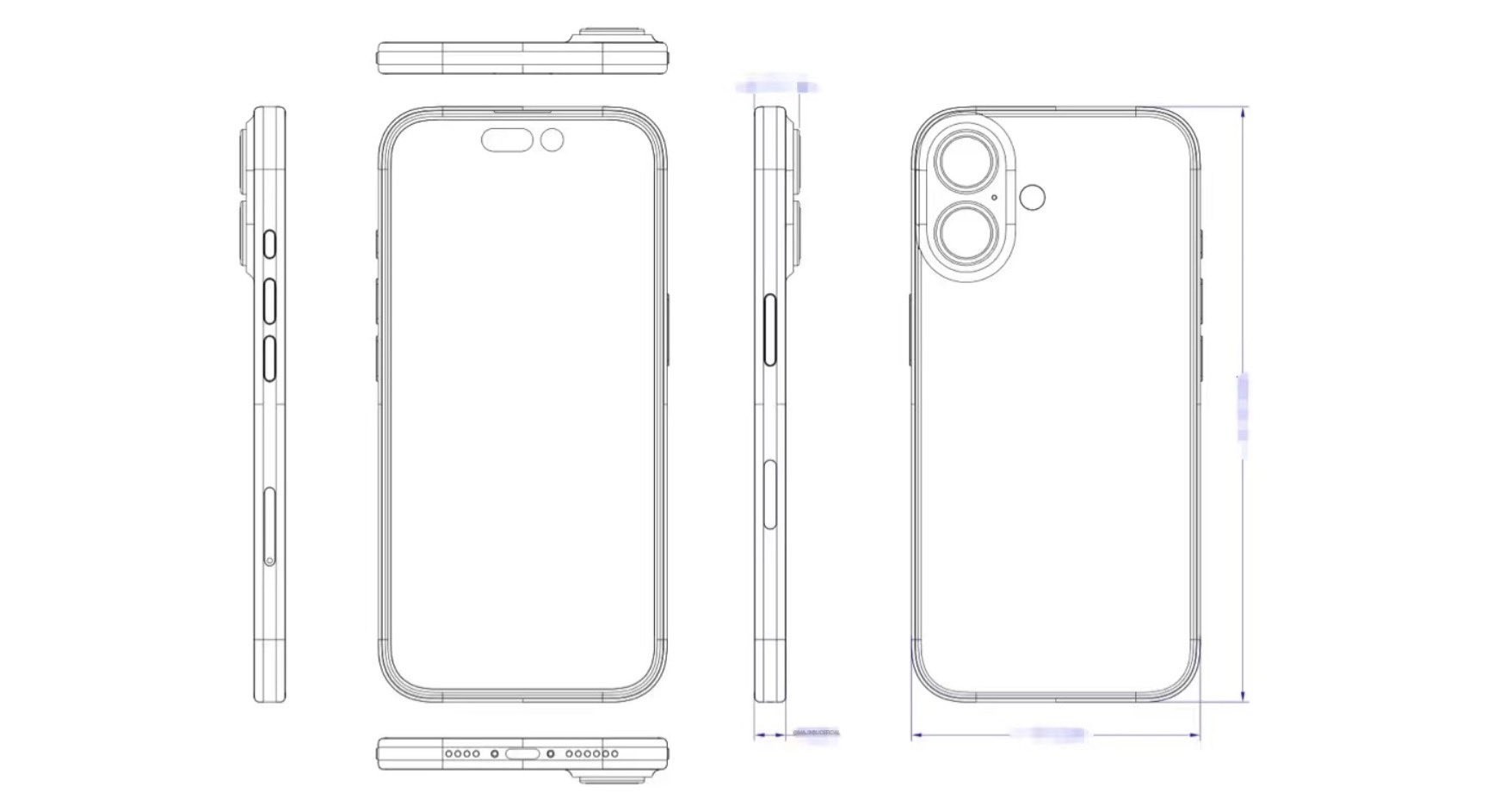 iPhone 16 ve 16 Plus'ın tasarımı paylaşıldı! Geçmişe dönüyor