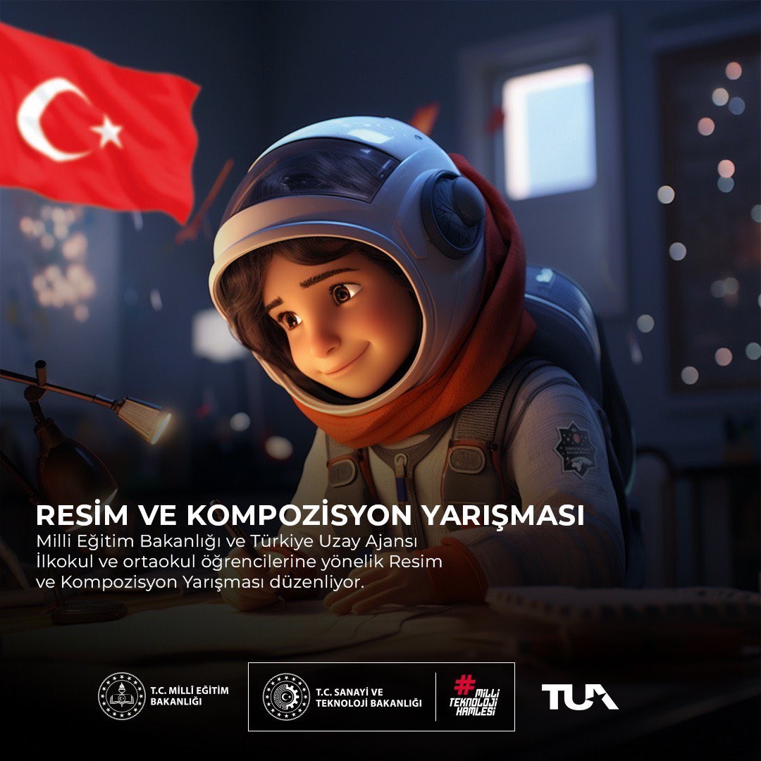 Türkiye Uzay Ajansı, 'uzay' temalı resim yarışması düzenliyor