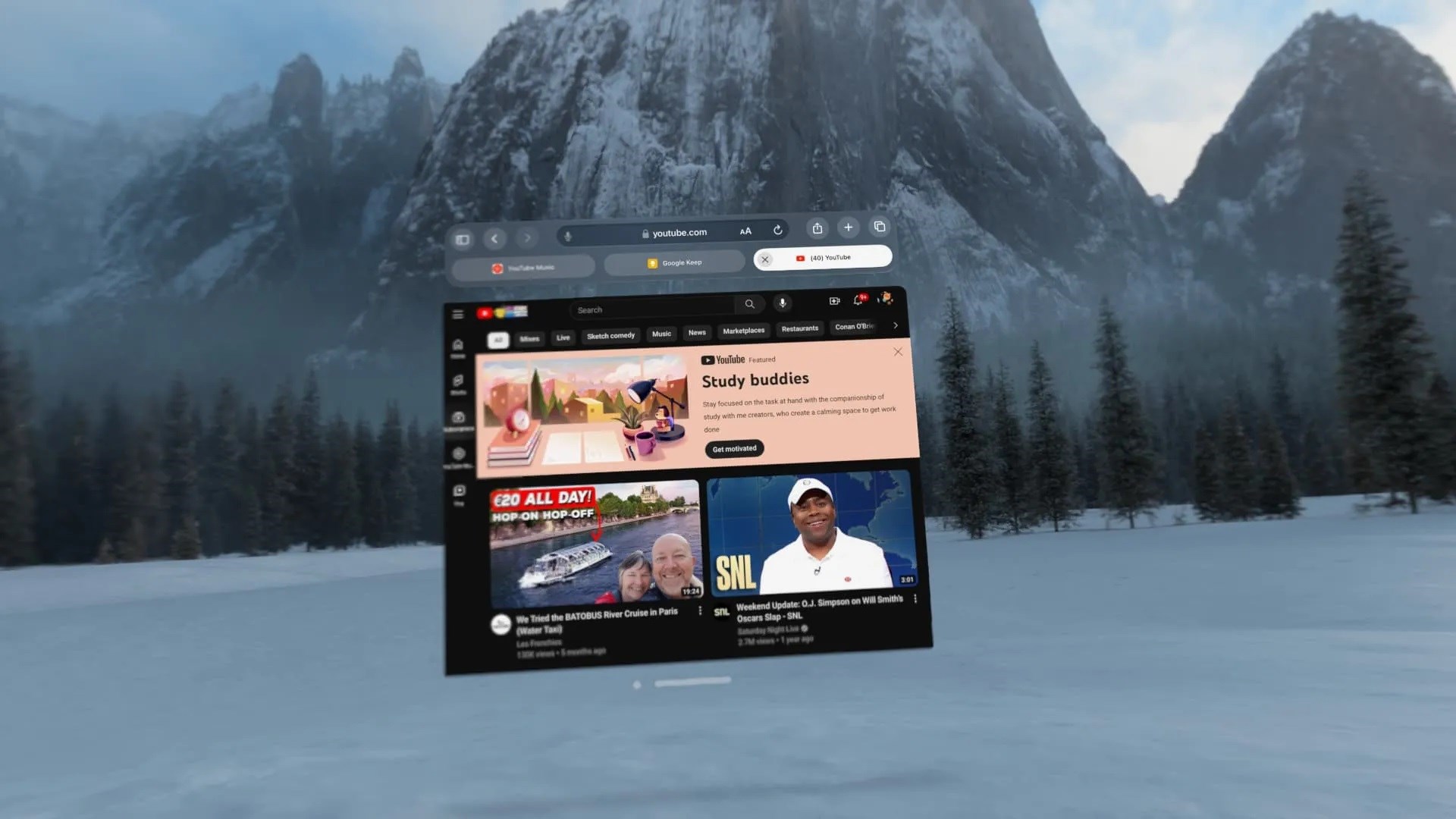 Apple Vision Pro’ya resmi YouTube uygulaması geliyor